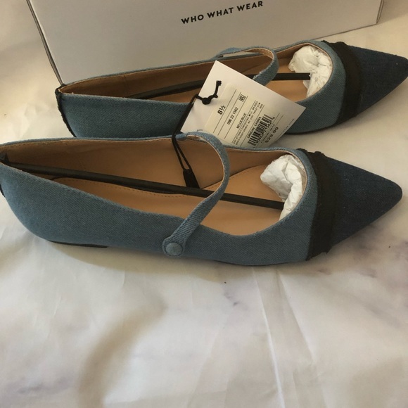 NEW SIZE 8.5 women Nellie flats WHO WHAT WEAR - Picture 2 of 4